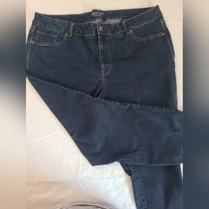 Maurices, 24W Short, dark wash denim